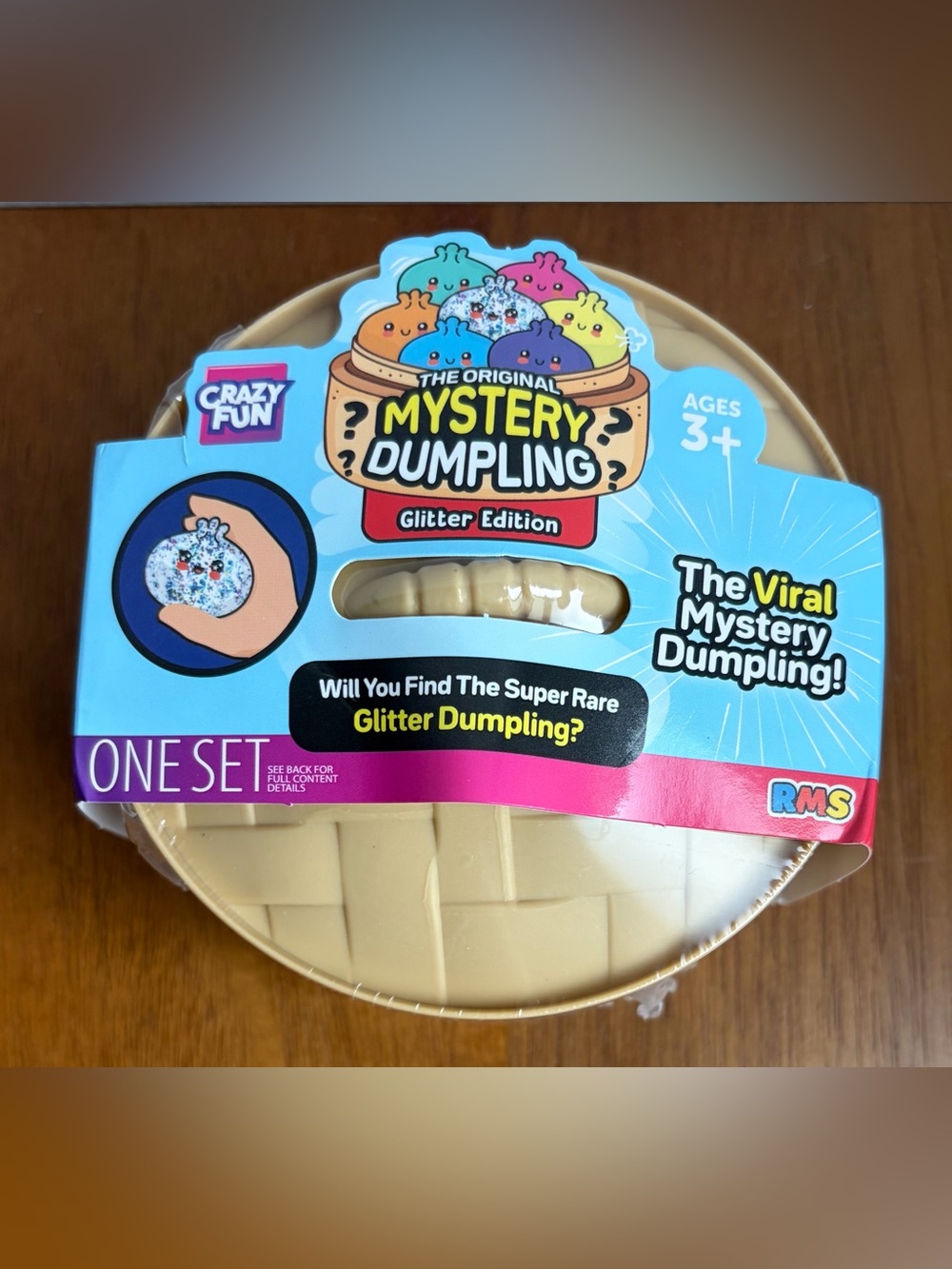 RMS Crazy Fun The Original Mystery Dumpling Glitter Edition Squishy Bun SEALED